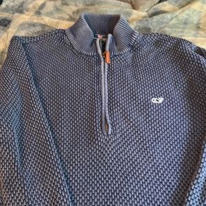 Vineyard Vines 3/4 zip sweater
